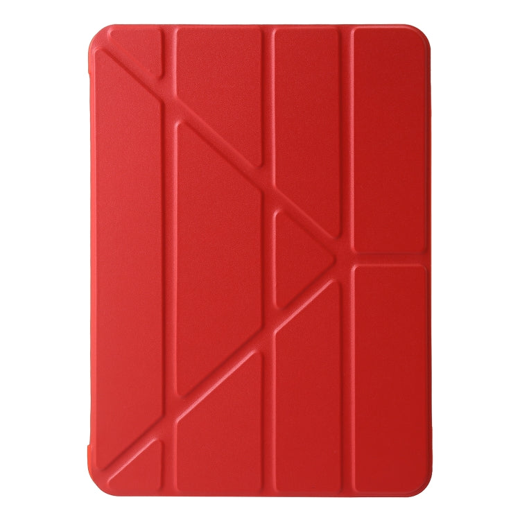 For iPad Air 13 2024 TPU Deformation Flip Leather Tablet Case with Holder(Red) - iPad Air 13 2024 Cases by PMC Jewellery | Online Shopping South Africa | PMC Jewellery | Buy Now Pay Later Mobicred