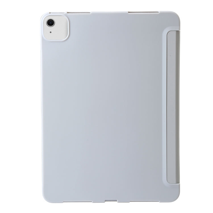 For iPad Air 13 2024 TPU Deformation Flip Leather Tablet Case with Holder(Grey) - iPad Air 13 2024 Cases by PMC Jewellery | Online Shopping South Africa | PMC Jewellery | Buy Now Pay Later Mobicred