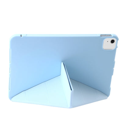 For iPad Air 13 2024 TPU Deformation Flip Leather Tablet Case with Holder(Sky Blue) - iPad Air 13 2024 Cases by PMC Jewellery | Online Shopping South Africa | PMC Jewellery | Buy Now Pay Later Mobicred