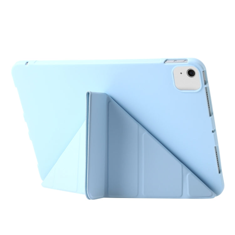 For iPad Air 13 2024 TPU Deformation Flip Leather Tablet Case with Holder(Sky Blue) - iPad Air 13 2024 Cases by PMC Jewellery | Online Shopping South Africa | PMC Jewellery | Buy Now Pay Later Mobicred