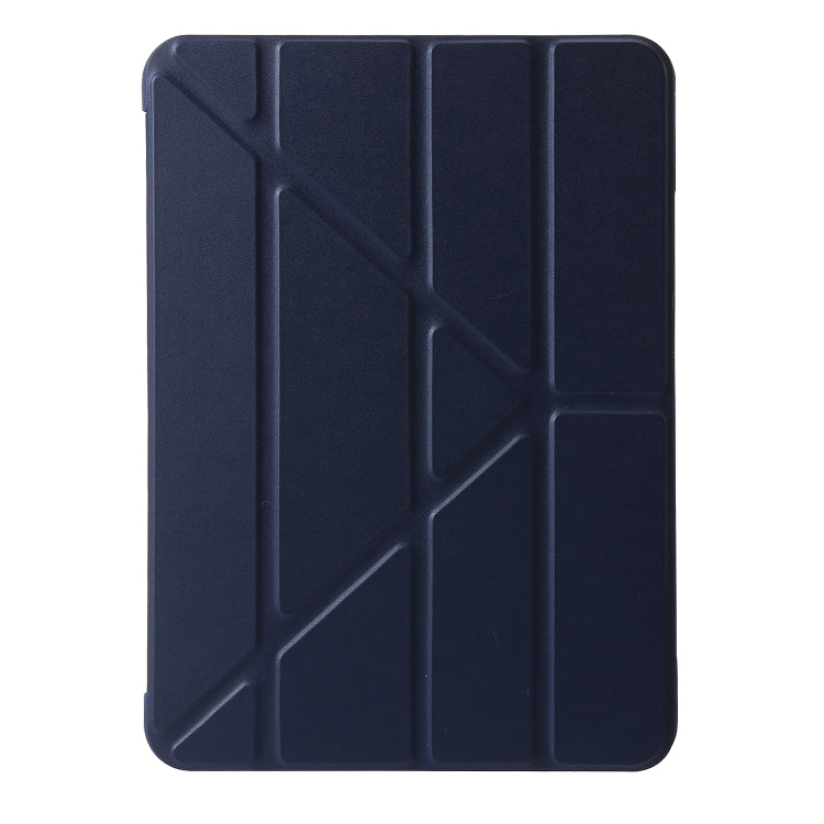 For iPad Pro 11 2024 TPU Deformation Flip Leather Tablet Case with Holder(Dark Blue) - iPad Pro 11 2024 Cases by PMC Jewellery | Online Shopping South Africa | PMC Jewellery | Buy Now Pay Later Mobicred