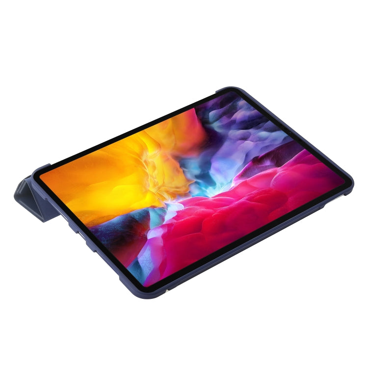 For iPad Pro 11 2024 TPU Deformation Flip Leather Tablet Case with Holder(Dark Blue) - iPad Pro 11 2024 Cases by PMC TechLife | Online Shopping South Africa | PMC TechLife | Buy Now Pay Later Mobicred