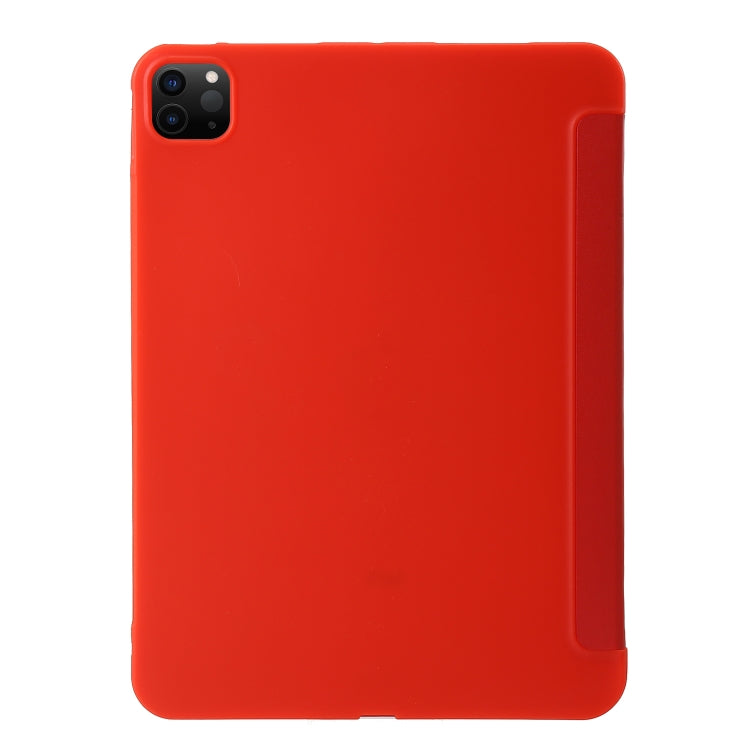 For iPad Pro 13 2024 TPU Deformation Flip Leather Tablet Case with Holder(Red) - iPad Pro 13 2024 Cases by PMC Jewellery | Online Shopping South Africa | PMC Jewellery | Buy Now Pay Later Mobicred