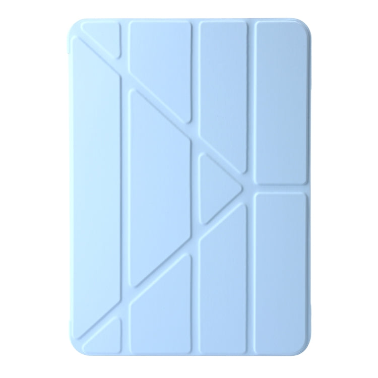For iPad Pro 13 2024 TPU Deformation Flip Leather Tablet Case with Holder(Sky Blue) - iPad Pro 13 2024 Cases by PMC TechLife | Online Shopping South Africa | PMC TechLife | Buy Now Pay Later Mobicred