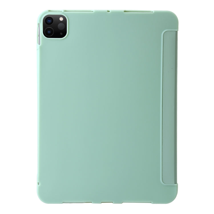 For iPad Pro 13 2024 TPU Deformation Flip Leather Tablet Case with Holder(Mint Green) - iPad Pro 13 2024 Cases by PMC Jewellery | Online Shopping South Africa | PMC Jewellery | Buy Now Pay Later Mobicred