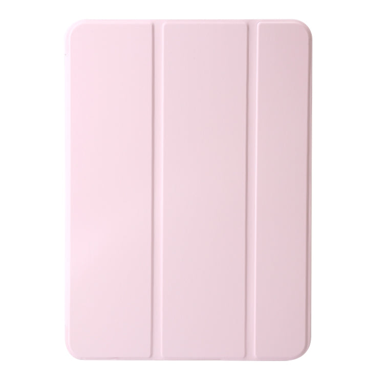 For iPad Pro 13 2024 Three-fold Holder Flip Tablet Leather Case(Light Pink) - iPad Pro 13 2024 Cases by PMC TechLife | Online Shopping South Africa | PMC TechLife | Buy Now Pay Later Mobicred