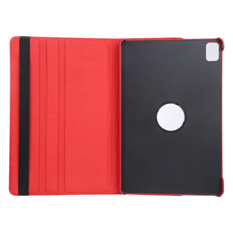 For iPad Air 13 2024 360 Degree Rotation Litchi Texture Leather Tablet Case with Holder(Red) - iPad Air 13 2024 Cases by PMC Jewellery | Online Shopping South Africa | PMC Jewellery | Buy Now Pay Later Mobicred