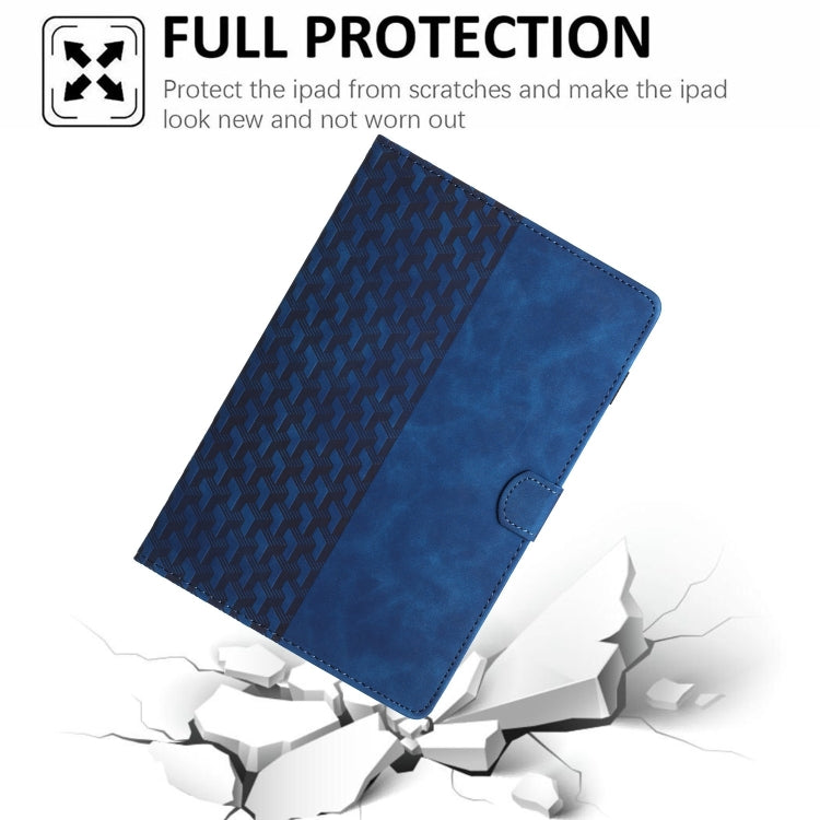 For iPad Pro 11 2024 Building Blocks Embossed Leather Smart Tablet Case(Blue) - iPad Pro 11 2024 Cases by PMC Jewellery | Online Shopping South Africa | PMC Jewellery | Buy Now Pay Later Mobicred