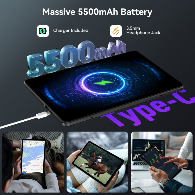 HEADWOLF Wpad5 WIFI Tablet PC, 4GB+128GB, 10.1 inch Android 14 Unisoc Tiger T606 Octa Core, Global Version with Google Play(Dark Grey) - free shipping - PMC TechLife - Order now!