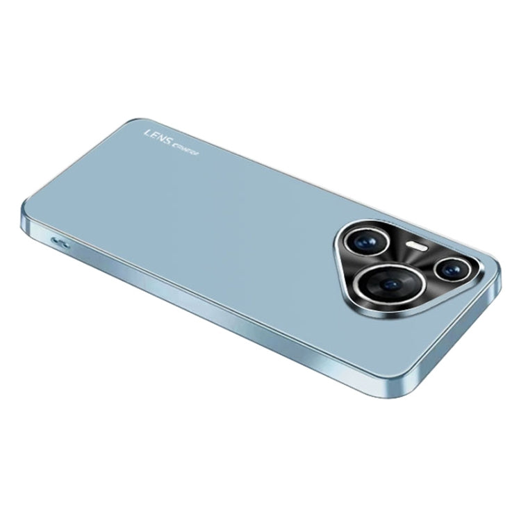 For Huawei Pura 70 Pro / 70 Pro+ AG Frosted Electroplating Acrylic Phone Case(Sierra Blue) - Huawei Cases by PMC Jewellery | Online Shopping South Africa | PMC Jewellery | Buy Now Pay Later Mobicred