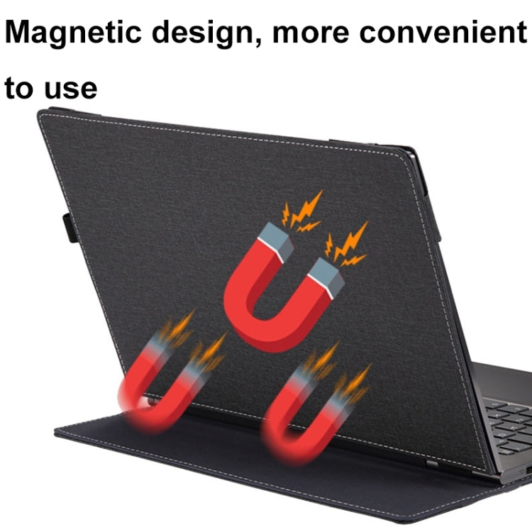 For HP Elitebook 840 G7 / 845 G7 / G8 Leather Laptop Shockproof Protective Case(Black) - Screen & Keyboard Cover by PMC Jewellery | Online Shopping South Africa | PMC Jewellery | Buy Now Pay Later Mobicred