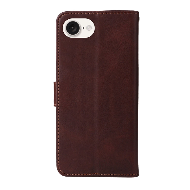 For iPhone 16e Classic Calf Texture Flip Leather Phone Case(Brown) - free shipping - PMC TechLife - Order now!