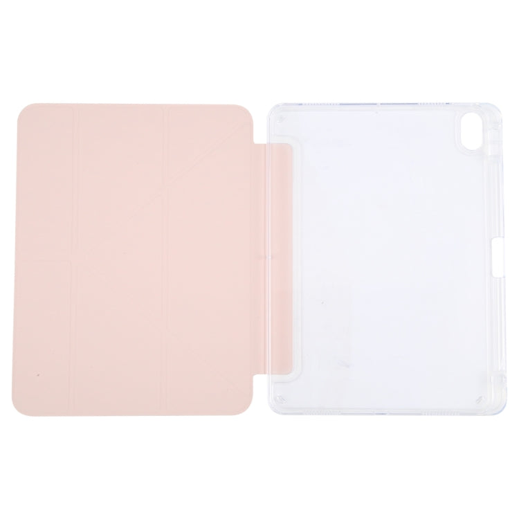 For iPad 10.2 2021 / 2020 / 2019 GEBEI Deformation Leather Tablet Case(Pink) - free shipping - PMc TechLife - Order now!