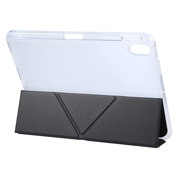 For iPad 2025 / 2022 GEBEI Deformation Leather Tablet Case(Black) - free shipping - PMc TechLife - Order now!