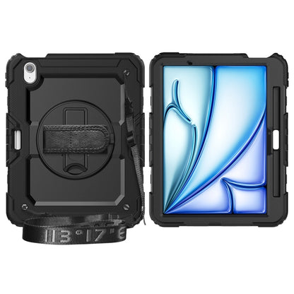 For iPad Air 11 2024 / Air 11 2025 Silicone Hybrid PC Tablet Protective Case(Black) - iPad Air 11 2025 / 2024 Cases by PMC Jewellery | Online Shopping South Africa | PMC Jewellery | Buy Now Pay Later Mobicred