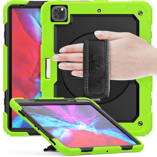 For iPad Pro 13 2024 Silicone + PC Tablet Protective Case(Black+Yellow Green) - iPad Pro 13 2024 Cases by PMC Jewellery | Online Shopping South Africa | PMC Jewellery | Buy Now Pay Later Mobicred