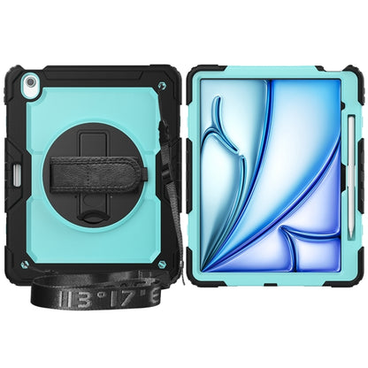 For iPad Air 13 2024 Silicone + PC Tablet Protective Case(Light Blue+Black) - iPad Air 13 2024 Cases by PMC Jewellery | Online Shopping South Africa | PMC Jewellery | Buy Now Pay Later Mobicred