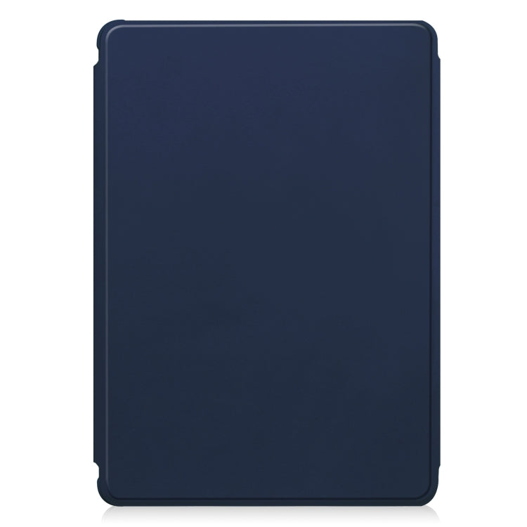 For iPad Pro 11 2024 Transparent Rotation Smart Leather Tablet Case with Keyboard(Dark Blue) - iPad Pro 11 2024 Cases by PMC Jewellery | Online Shopping South Africa | PMC Jewellery | Buy Now Pay Later Mobicred