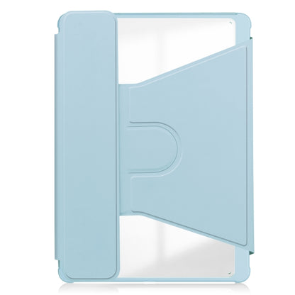 For iPad Pro 13 2024 Transparent Rotation Smart Leather Tablet Case with Keyboard(Sky Blue) - iPad Pro 13 2024 Cases by PMC Jewellery | Online Shopping South Africa | PMC Jewellery | Buy Now Pay Later Mobicred