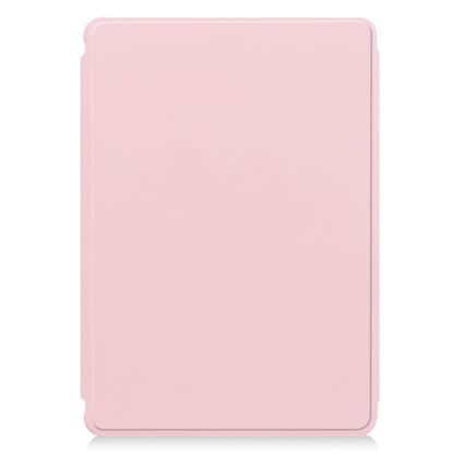 For iPad Air 11 2024 Transparent Rotation Smart Leather Tablet Case with Keyboard(Pink) - iPad Air 11 2024 Cases by PMC Jewellery | Online Shopping South Africa | PMC Jewellery | Buy Now Pay Later Mobicred