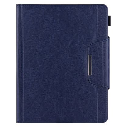 For iPad Pro 13 2024 Solid Color Metal Buckle Leather Smart Tablet Case(Royal Blue) - iPad Pro 13 2024 Cases by PMC Jewellery | Online Shopping South Africa | PMC Jewellery | Buy Now Pay Later Mobicred