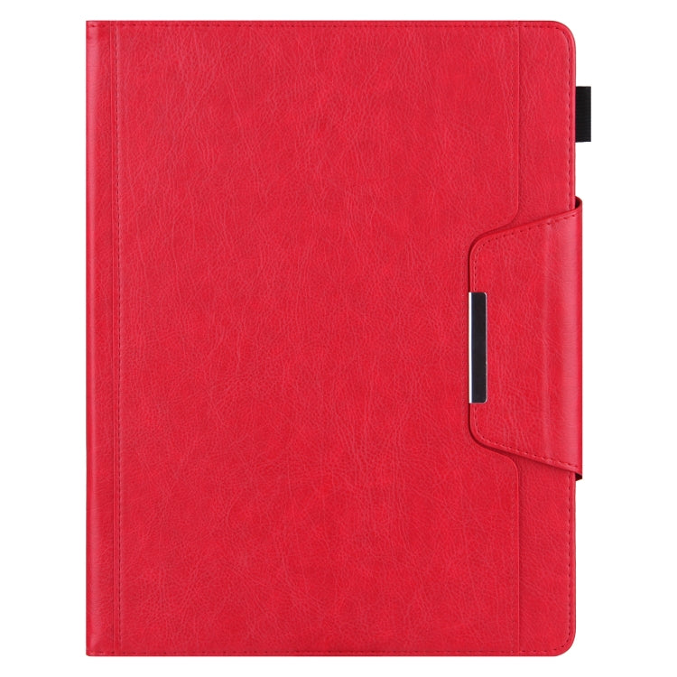 For iPad Pro 11 2024 Solid Color Metal Buckle Leather Smart Tablet Case(Red) - iPad Pro 11 2024 Cases by PMC Jewellery | Online Shopping South Africa | PMC Jewellery | Buy Now Pay Later Mobicred