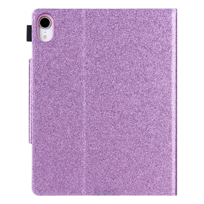 For iPad Pro 13 2024 Glitter Metal Buckle Leather Smart Tablet Case(Purple) - iPad Pro 13 2024 Cases by PMC Jewellery | Online Shopping South Africa | PMC Jewellery | Buy Now Pay Later Mobicred