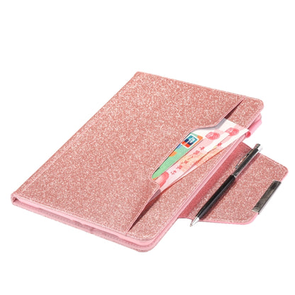 For iPad Pro 11 2024 Glitter Metal Buckle Leather Smart Tablet Case(Rose Gold) - iPad Pro 11 2024 Cases by PMC Jewellery | Online Shopping South Africa | PMC Jewellery | Buy Now Pay Later Mobicred