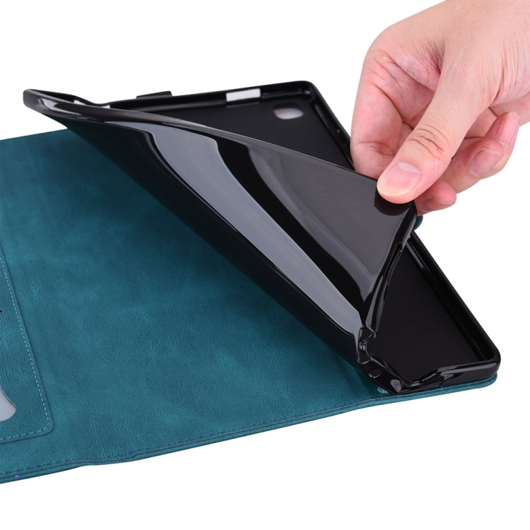 For iPad Pro 11 2024 Love Butterfly Embossed Leather Tablet Case(Blue) - iPad Pro 11 2024 Cases by PMC TechLife | Online Shopping South Africa | PMC TechLife | Buy Now Pay Later Mobicred