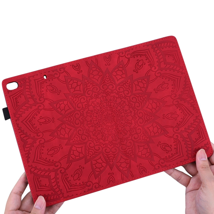 For iPad Pro 13 2024 Calf Texture Embossed Leather Tablet Case(Red) - iPad Pro 13 2024 Cases by PMC Jewellery | Online Shopping South Africa | PMC Jewellery | Buy Now Pay Later Mobicred