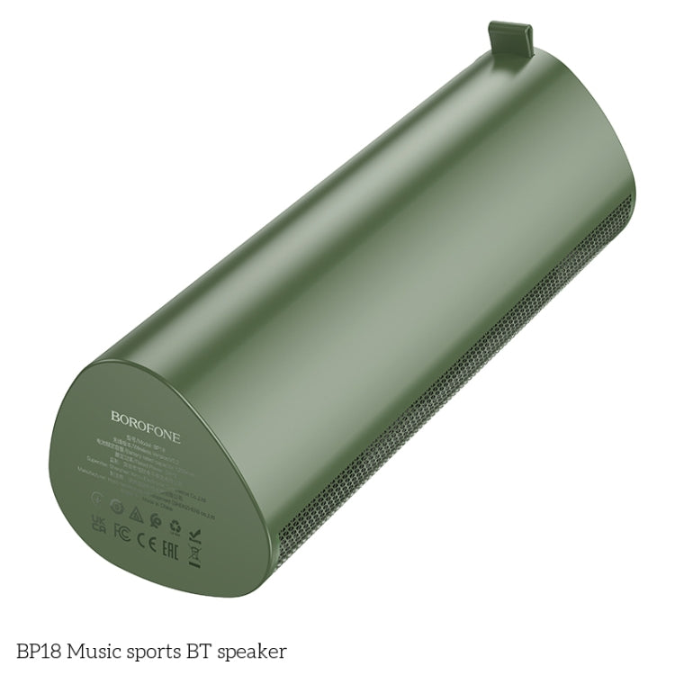 Borofone BP18 Portable Sports Wireless Bluetooth Speaker(Green) - Desktop Speaker by Borofone | Online Shopping South Africa | PMC Jewellery | Buy Now Pay Later Mobicred