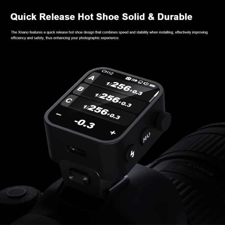Godox X3 TTL Wireless Flash Trigger Touch Screen Flash Transmitter For Olympus / Panasonic(Black) - free shipping - PMC TechLife - Order now!