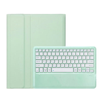 For iPad Pro 13 2024 A13B Detachable Ultra-Thin Bluetooth Keyboard Leather Tablet Case with Pen Slot(Light Green) - For iPad Pro by PMC Jewellery | Online Shopping South Africa | PMC Jewellery | Buy Now Pay Later Mobicred