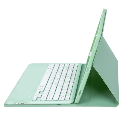 For iPad Pro 13 2024 A13B Detachable Ultra-Thin Bluetooth Keyboard Leather Tablet Case with Pen Slot(Light Green) - For iPad Pro by PMC Jewellery | Online Shopping South Africa | PMC Jewellery | Buy Now Pay Later Mobicred