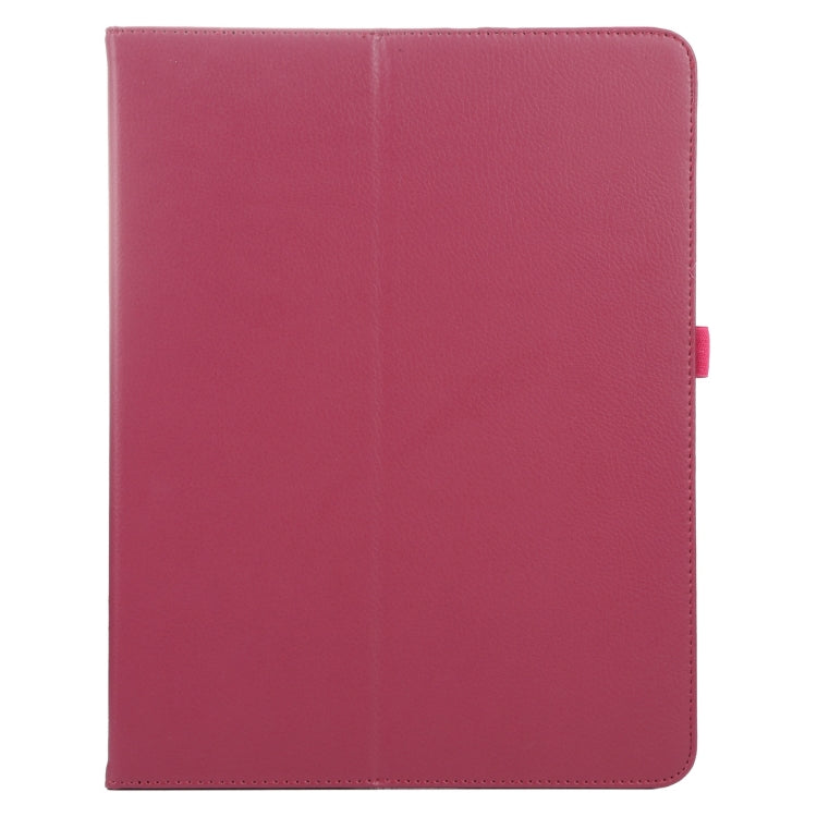 For iPad Pro 11 2024 Litchi Texture Solid Color Leather Tablet Case(Rose Red) - iPad Pro 11 2024 Cases by PMC TechLife | Online Shopping South Africa | PMC TechLife | Buy Now Pay Later Mobicred