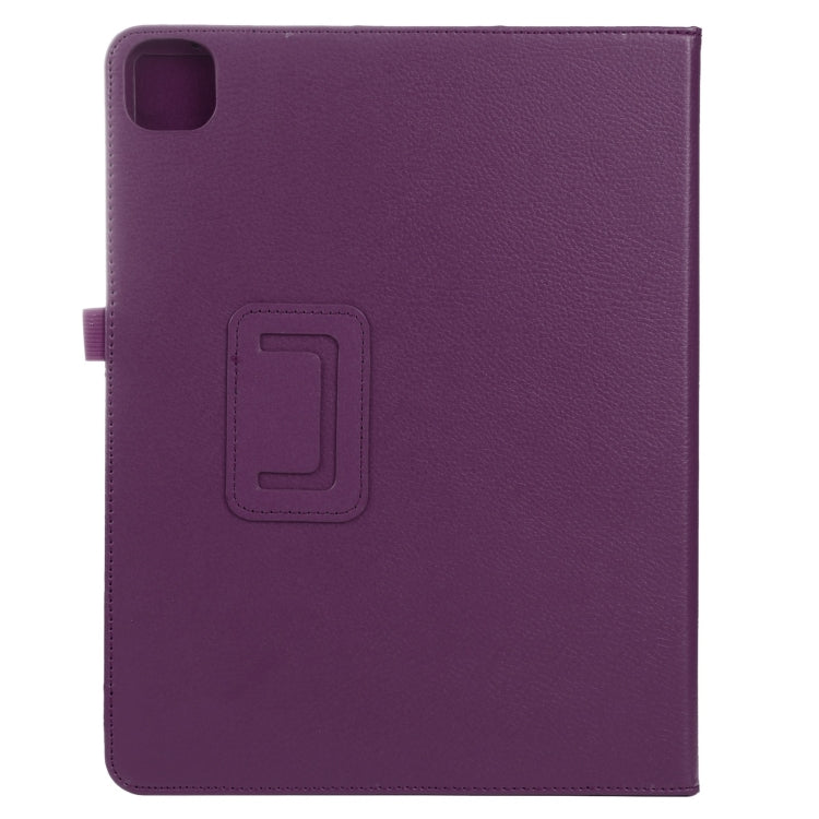 For iPad Pro 11 2024 Litchi Texture Solid Color Leather Tablet Case(Purple) - iPad Pro 11 2024 Cases by PMC Jewellery | Online Shopping South Africa | PMC Jewellery | Buy Now Pay Later Mobicred