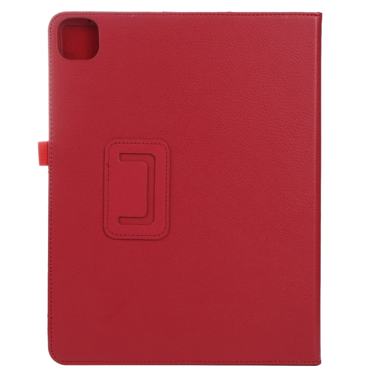 For iPad Pro 11 2024 Litchi Texture Solid Color Leather Tablet Case(Red) - iPad Pro 11 2024 Cases by PMC TechLife | Online Shopping South Africa | PMC TechLife | Buy Now Pay Later Mobicred