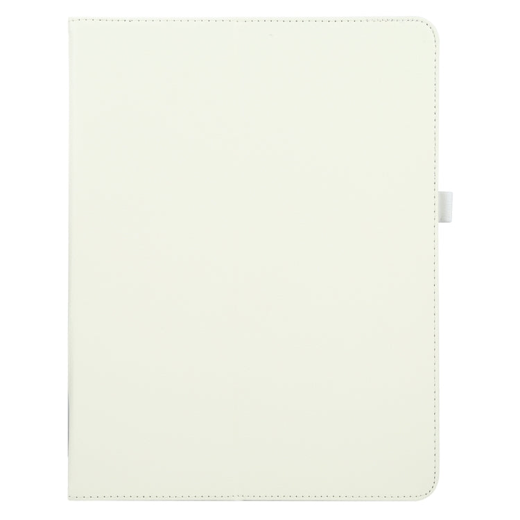 For iPad Pro 13 2024 Litchi Texture Solid Color Leather Tablet Case(White) - iPad Pro 13 2024 Cases by PMC Jewellery | Online Shopping South Africa | PMC Jewellery | Buy Now Pay Later Mobicred