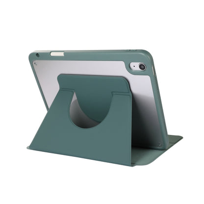 For iPad Pro 11 2024 2 in 1 Acrylic Split Rotating Leather Tablet Case(Pine Needle Green) - iPad Pro 11 2024 Cases by PMC Jewellery | Online Shopping South Africa | PMC Jewellery | Buy Now Pay Later Mobicred