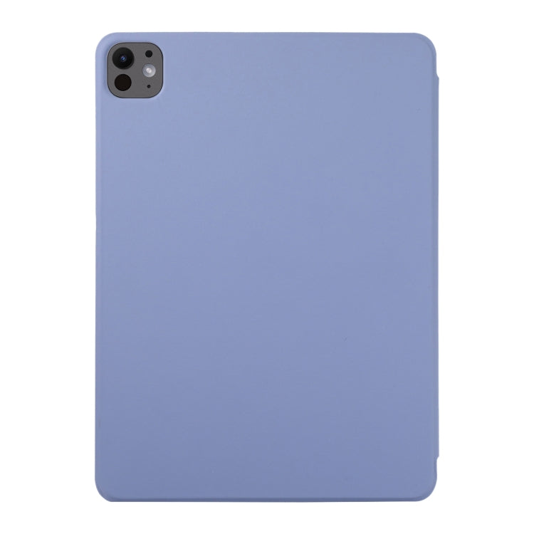 For iPad Pro 11 2024 Double-sided Clip Non-buckle Magnetic PU Smart Tablet Case(Purple) - iPad Pro 11 2024 Cases by PMC Jewellery | Online Shopping South Africa | PMC Jewellery | Buy Now Pay Later Mobicred