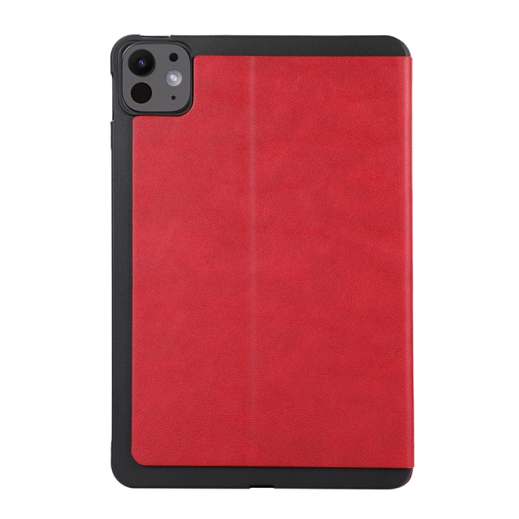 For iPad Pro 11 2024 TPU Flip Tablet Protective Leather Case(Red) - iPad Pro 11 2024 Cases by PMC Jewellery | Online Shopping South Africa | PMC Jewellery | Buy Now Pay Later Mobicred