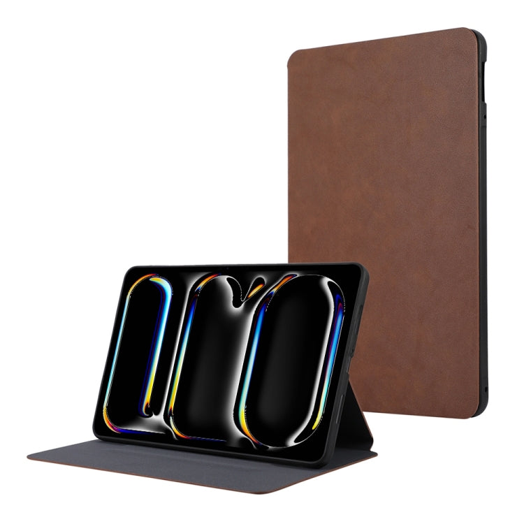 For iPad Pro 11 2024 TPU Flip Tablet Protective Leather Case(Brown) - free shipping - PMC TechLife - Order now!