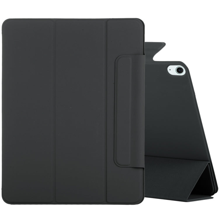 For iPad Air 11 2024 Double-sided Clip Fixed Buckle Magnetic PU Leather Smart Tablet Case(Black) - iPad Air 11 2024 Cases by PMC Jewellery | Online Shopping South Africa | PMC Jewellery | Buy Now Pay Later Mobicred