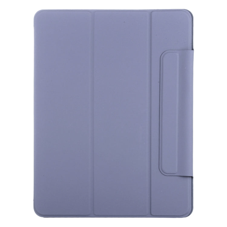 For iPad Air 11 2024 Double-sided Clip Fixed Buckle Magnetic PU Leather Smart Tablet Case(Purple) - iPad Air 11 2024 Cases by PMC Jewellery | Online Shopping South Africa | PMC Jewellery | Buy Now Pay Later Mobicred