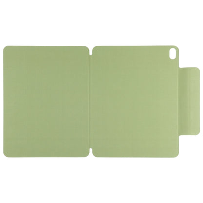 For iPad Air 11 2024 Double-sided Clip Fixed Buckle Magnetic PU Leather Smart Tablet Case(Grass Green) - iPad Air 11 2024 Cases by PMC Jewellery | Online Shopping South Africa | PMC Jewellery | Buy Now Pay Later Mobicred