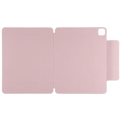 For iPad Pro 11 2024 Double-sided Clip Fixed Buckle Magnetic PU Leather Smart Tablet Case(Rose Gold) - iPad Pro 11 2024 Cases by PMC Jewellery | Online Shopping South Africa | PMC Jewellery | Buy Now Pay Later Mobicred