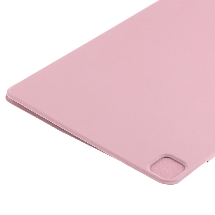 For iPad Pro 11 2024 Double-sided Clip Fixed Buckle Magnetic PU Leather Smart Tablet Case(Light Pink) - iPad Pro 11 2024 Cases by PMC Jewellery | Online Shopping South Africa | PMC Jewellery | Buy Now Pay Later Mobicred