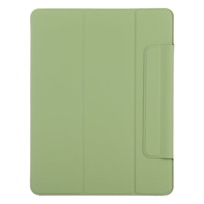 For iPad Pro 11 2024 Double-sided Clip Fixed Buckle Magnetic PU Leather Smart Tablet Case(Grass Green) - iPad Pro 11 2024 Cases by PMC Jewellery | Online Shopping South Africa | PMC Jewellery | Buy Now Pay Later Mobicred