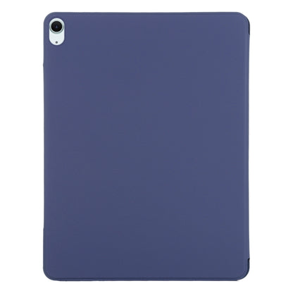 For iPad Air 13 2024 Double-sided Clip Fixed Buckle Magnetic PU Leather Smart Tablet Case(Dark Blue) - iPad Air 13 2024 Cases by PMC Jewellery | Online Shopping South Africa | PMC Jewellery | Buy Now Pay Later Mobicred