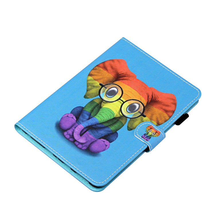 For iPad Pro 11 2024 Coloured Drawing Stitching Smart Leather Tablet Case(Colorful Elephant) - iPad Pro 11 2024 Cases by PMC TechLife | Online Shopping South Africa | PMC TechLife | Buy Now Pay Later Mobicred